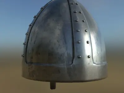 Normal Nasal Helmet  Low-poly 3D model