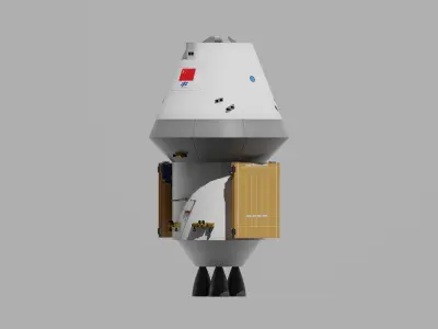 Mengzhou-Blender-FBX-3D Model 3D model