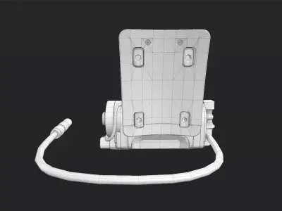 Armorwerx GSGM Night Vision Helmet Mount and shroud Wilcox PBR  Low-poly 3D model
