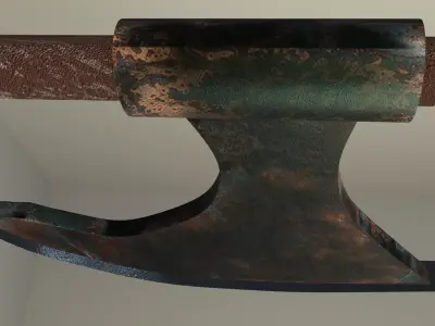 AXE model 3d  Low poly Low-poly 3D model