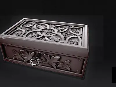 Jewelry Box 3D Model 3D model