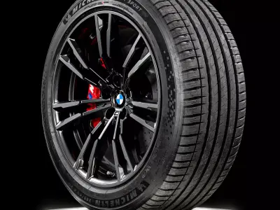 Michelin Pilot Sport EV 285 40 R20 3D model