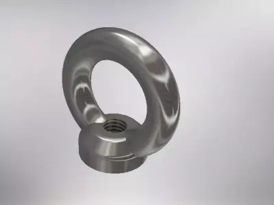 DIN 582 Lifting eye nuts  3D model