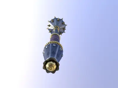 Mace GameReady LowPoly 3D model Low-poly 3D model