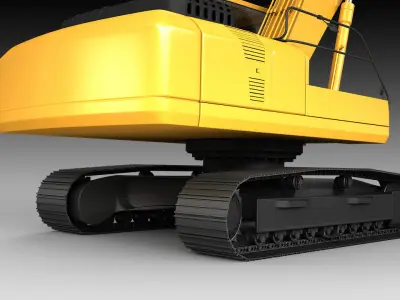 Excavator  RIGGED 3D model