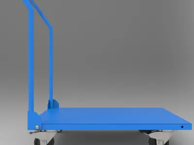 Platform trolley 3D model get