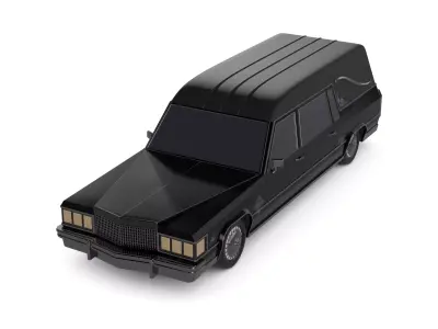 Hearse 3D model buy