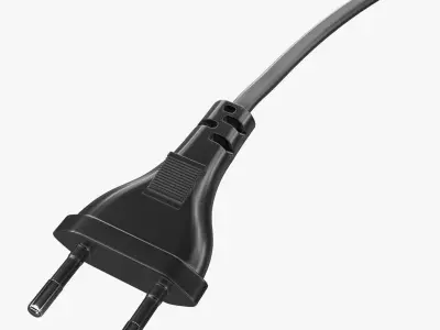 Two Pin plug 3D model