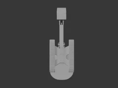 Excavator 3D Scan Print 3D model