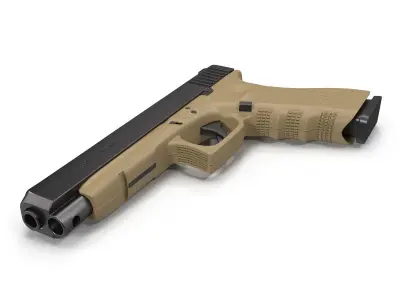 Generic Competition Pistol 3D model