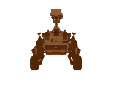 Mars rover 3D print model