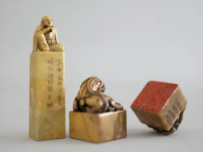 Zhao Zhiqian Seal Engraving 3D print model