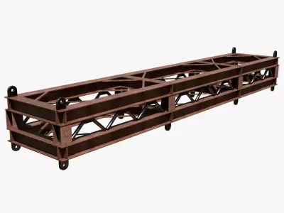 Industrial Lifting Metal Structure 3D model