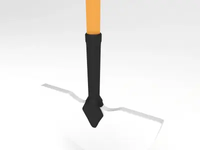 Garden hoe 3d model 3D model purchase