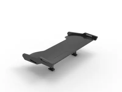 spoiler black series Carbon part  3D model