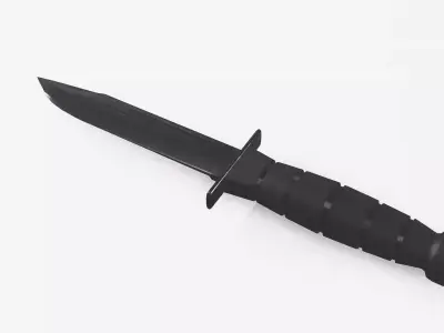 Tactical Knife Low-poly 3D model purchase