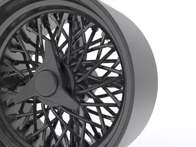 VINTAGE AR 024 WHEEL 3D PRINT MODEL 3D print model