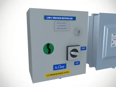 Electric Circuit Fuse Liver 3D model