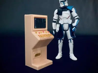 Sci Fi Computer Console 6  3D print model