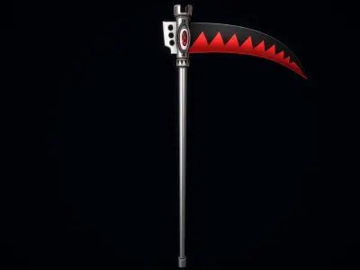 Soul Eater the Scythe Free low-poly 3D model