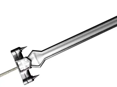 Guts Duel with Griffith Sword Low-poly 3D model