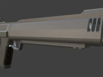 Orginal Heavy Combat Pistol 3D model
