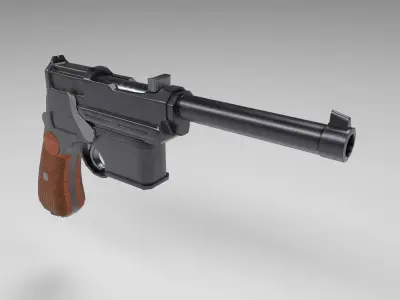 Mannlicher M1903 Low-poly 3D model