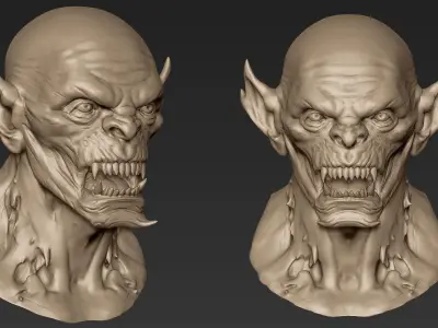 Vampire Heads Part 1 3D model