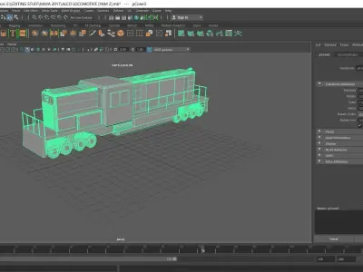 LOCOMOTIVE train Free 3D model