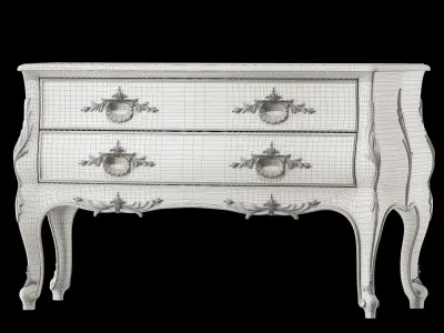 juliettesinteriors nightstand and dresser art JX0108 3D model