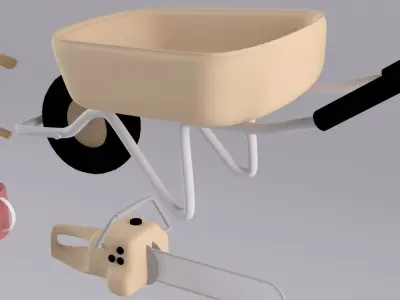 11 Tools Collection 3D model
