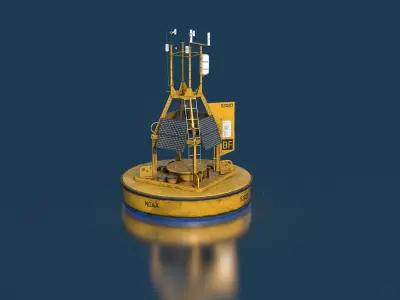 Realistic Buoy bucket 3D model