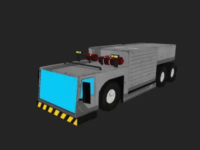 AIRPORT TRUCK 1 Low-poly 3D model