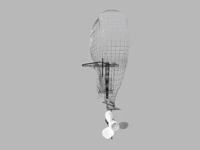 Mercury Boat Motor 3D model