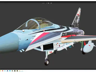 Fighter aircraft Free 3D model