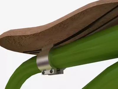 Penny Bike Low-poly 3D model