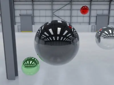 HDRI - Warehouse Interior 12 Low-poly 3D model