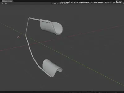 Barraquer Wire Speculum 3D model