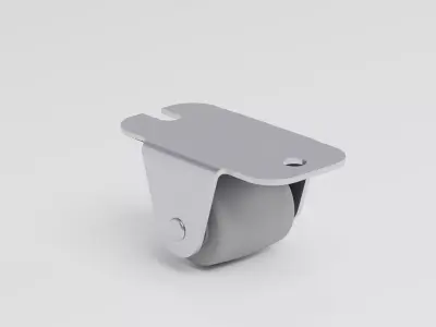 Furniture Caster Wheels Set  9 Models 3D model