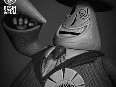 Wicked Movies Mayor Sculpture 3D print model