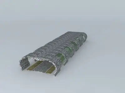 kids train station Free 3D model