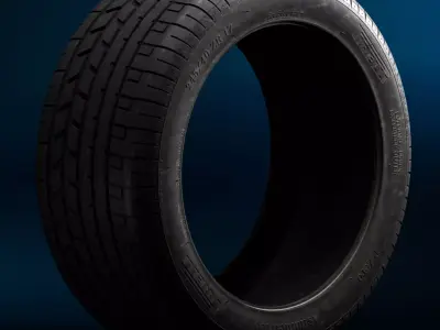 Pirelli Pzero Asimmetrico - CAD model 3D model