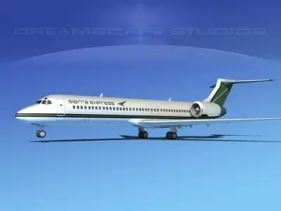Boeing 717-200 Sierra Express 3D model