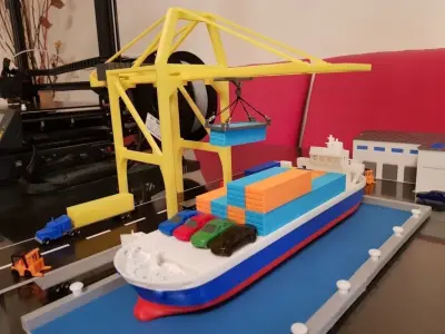 Container Crane 3D model