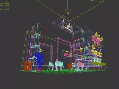 Exhibition - Area - 8X5-3DMAX2010-055 3D model