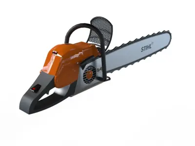 chainsaw 3d model stihl 3D model