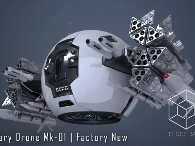 Military Drone Mk1 Factory New 3D model