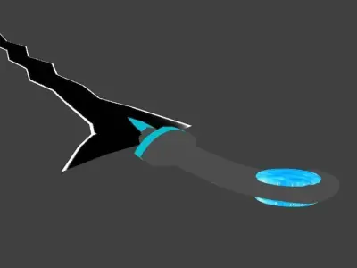 Keris-7 Low-poly 3D model