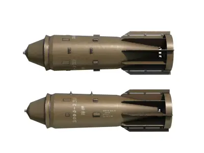 PLAN China air force type 3000-2 3000kg class bomb FAB-3000 3D model