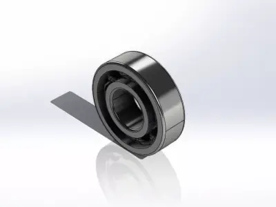 Rolamento de Esferas 6204 SKF Ball Bearing 3D model